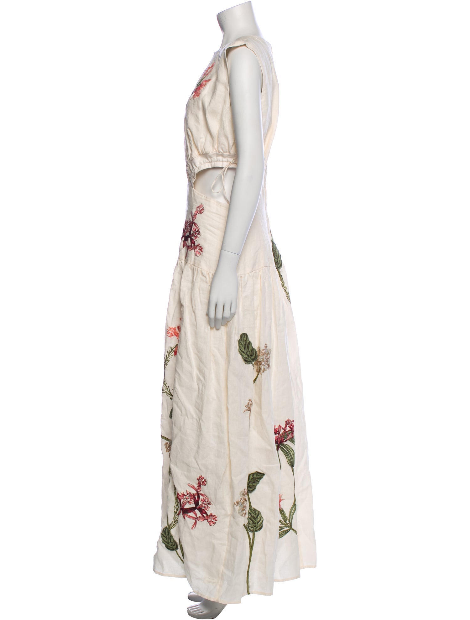 Agua by Agua Bendita Linen Long Dress w/ Tags