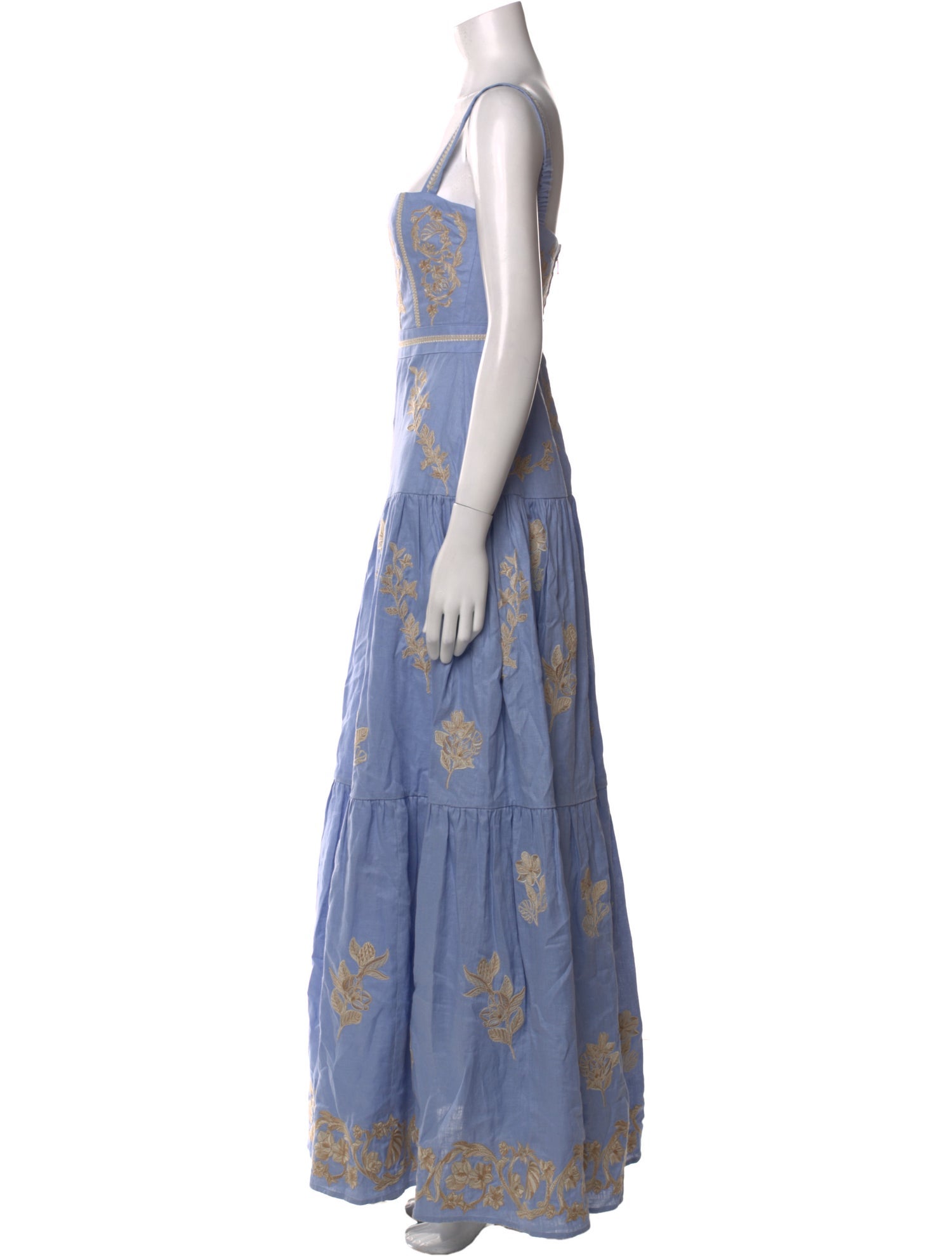 Agua by Agua Bendita Linen Long Dress