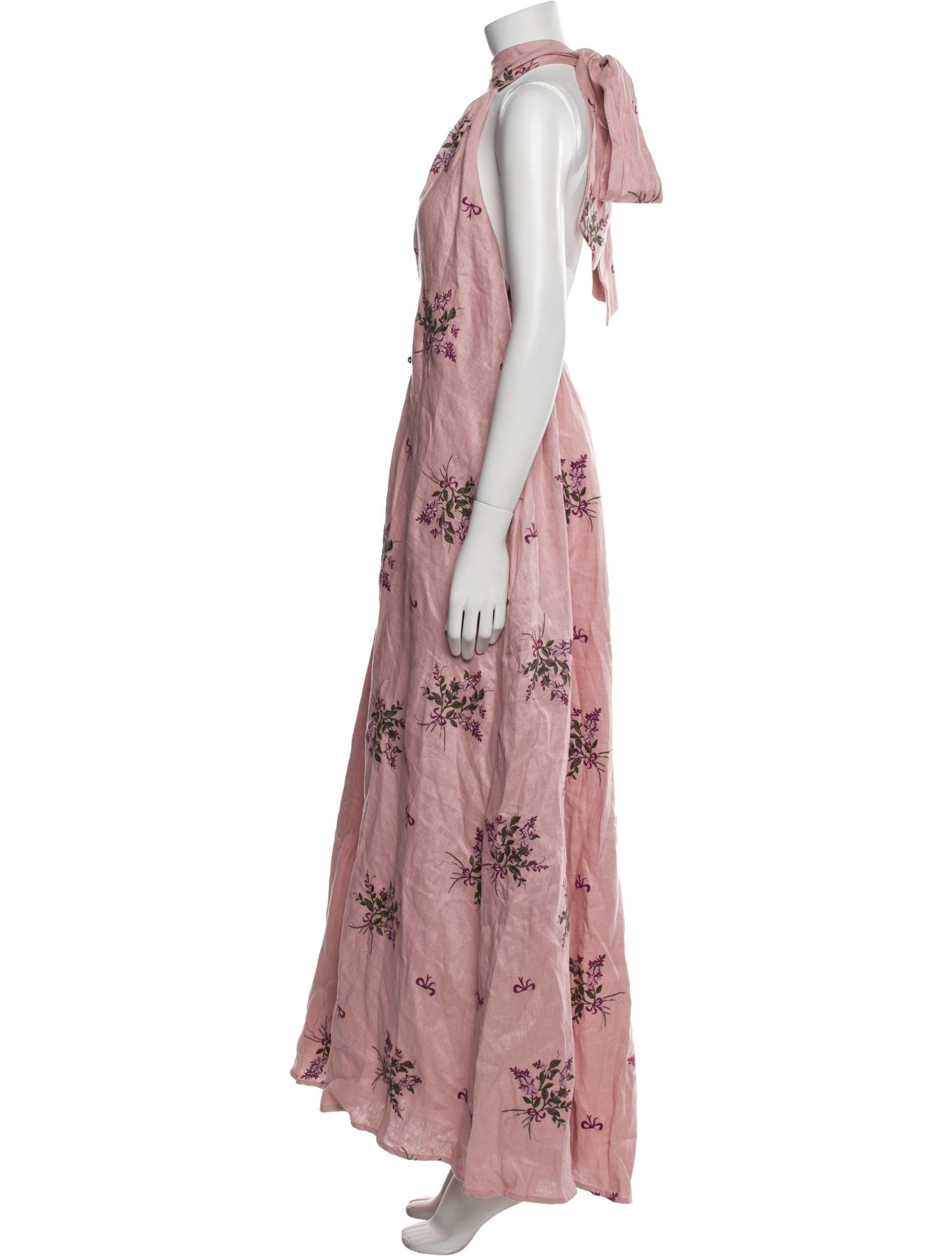 Agua by Agua Bendita Linen Long Dress w/ Tags