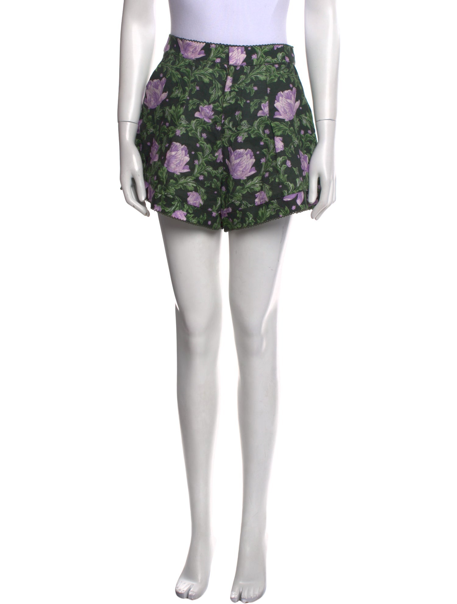 Agua by Agua Bendita Linen Mini Shorts