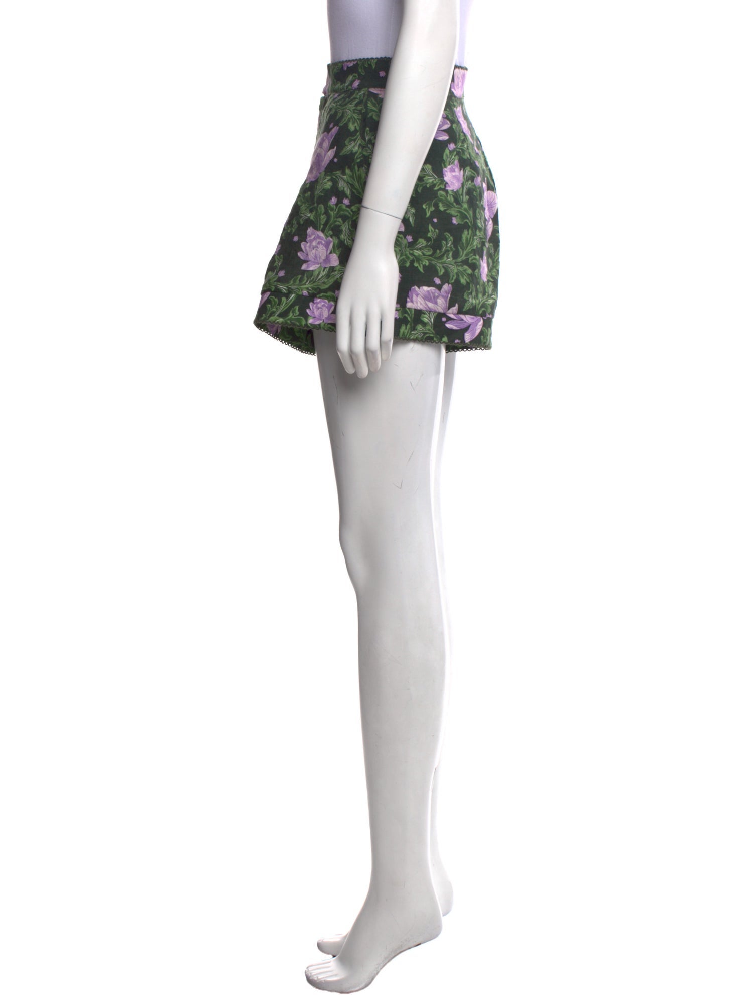 Agua by Agua Bendita Linen Mini Shorts