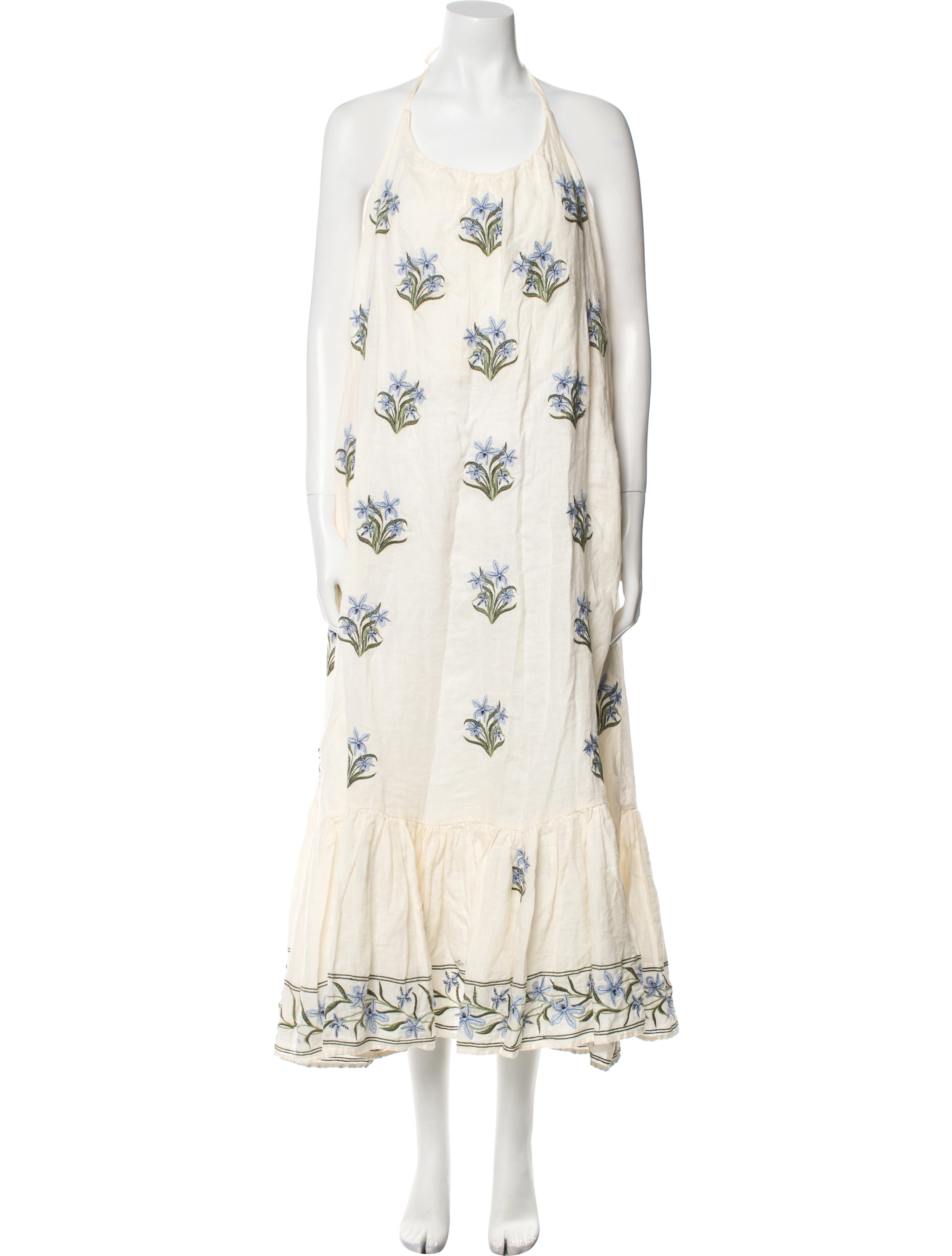 Agua by Agua Bendita Linen Long Dress