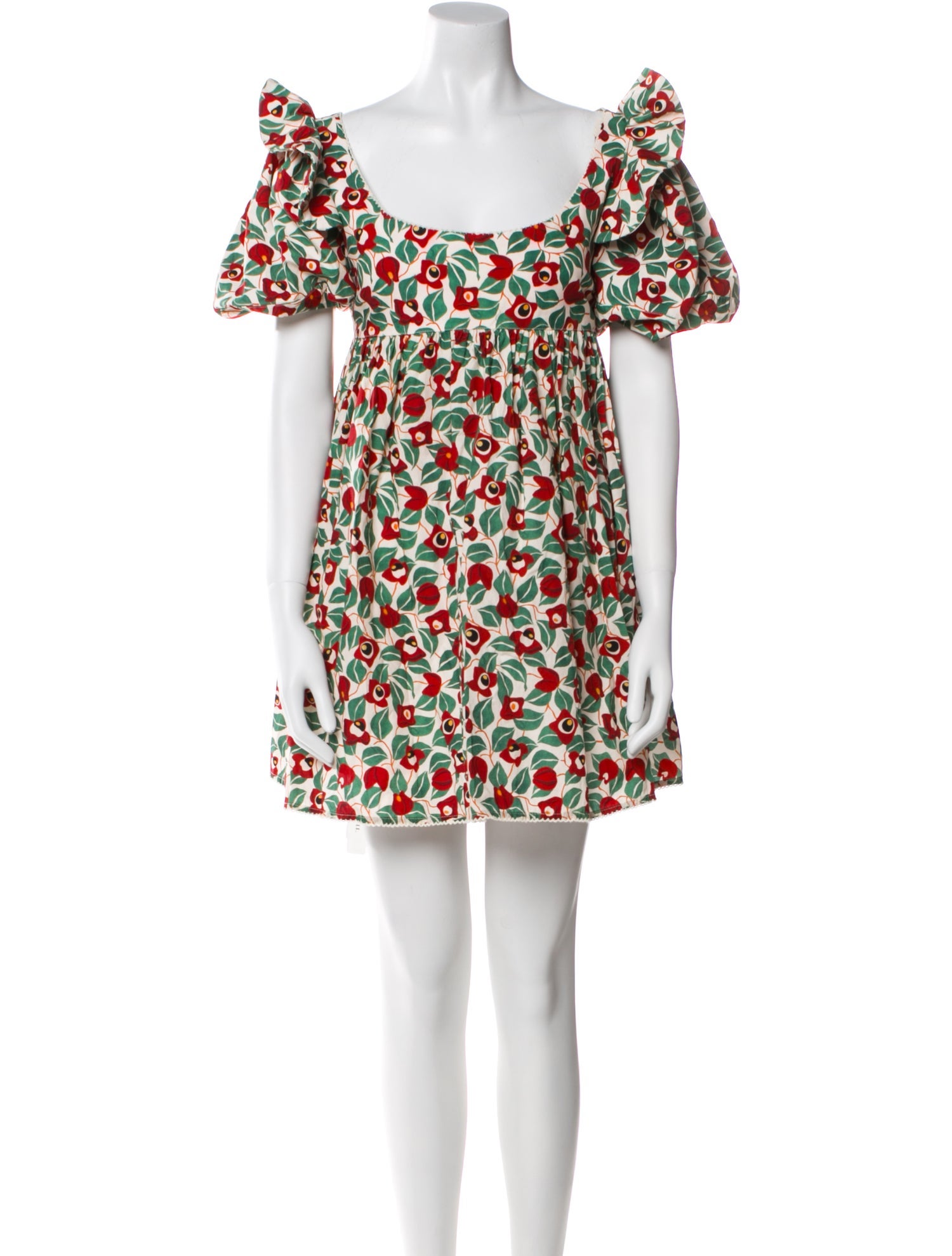 Agua by Agua Bendita Floral Print Mini Dress