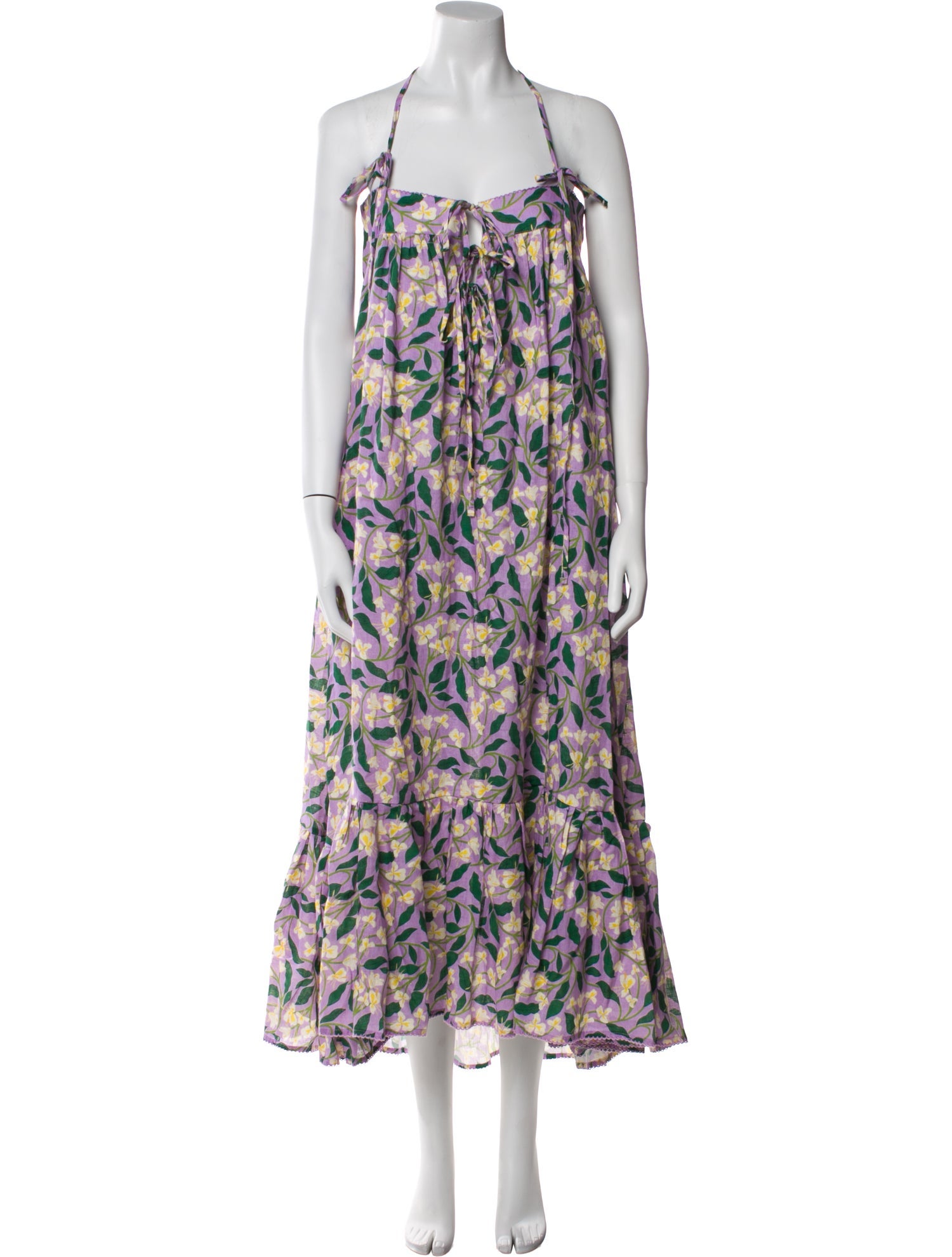 Agua by Agua Bendita Linen Long Dress w/ Tags