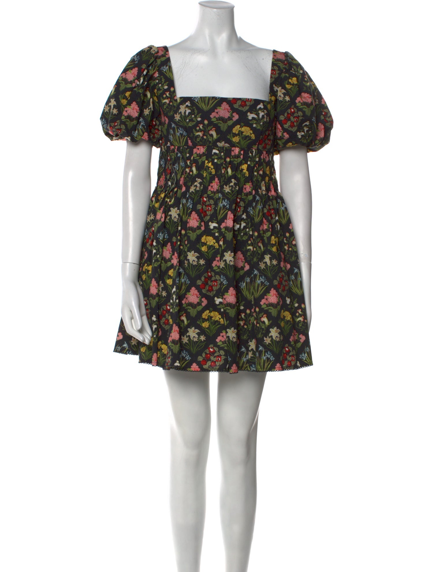 Agua by Agua Bendita Floral Print Mini Dress