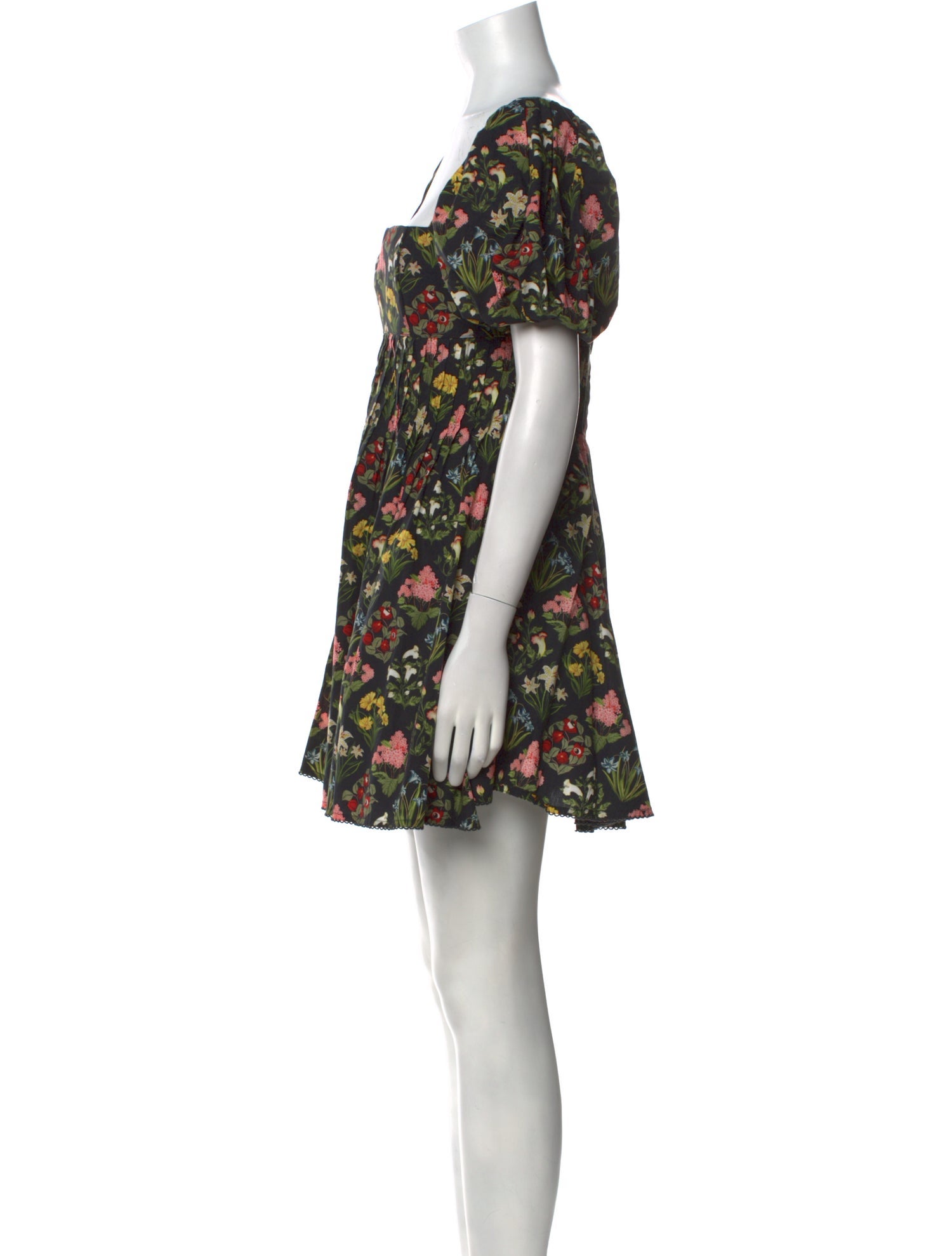 Agua by Agua Bendita Floral Print Mini Dress