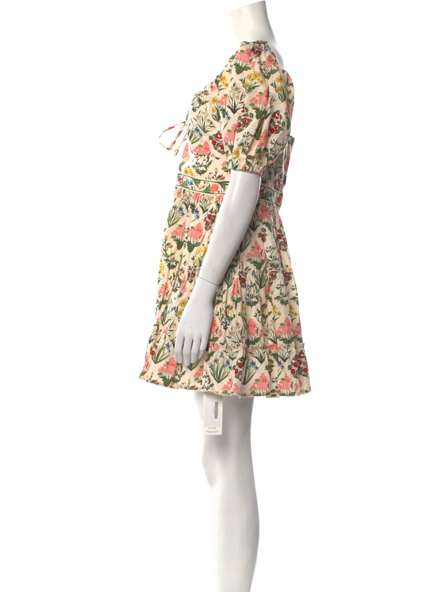 Agua by Agua Bendita Floral Print Mini Dress