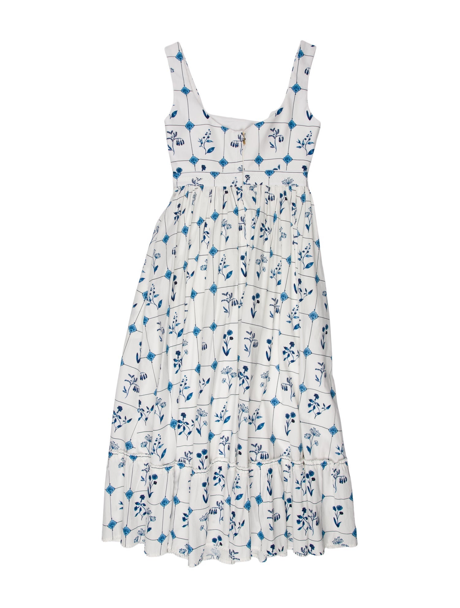 Agua by Agua Bendita Floral Print Midi Length Dress