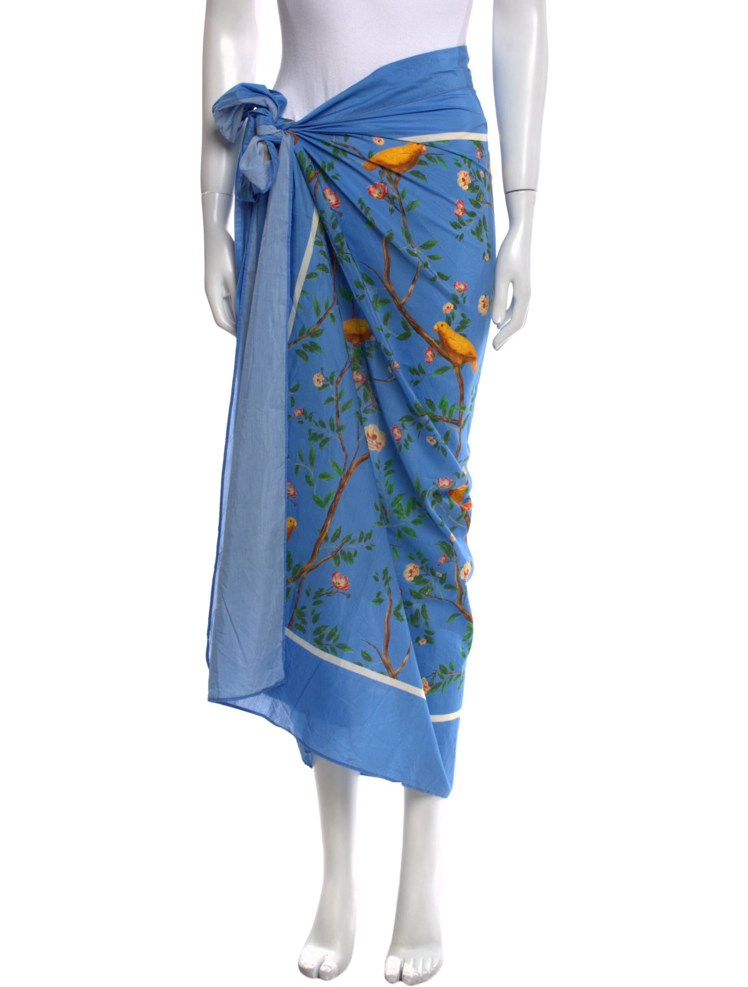 Agua by Agua Bendita Floral Print Long Skirt