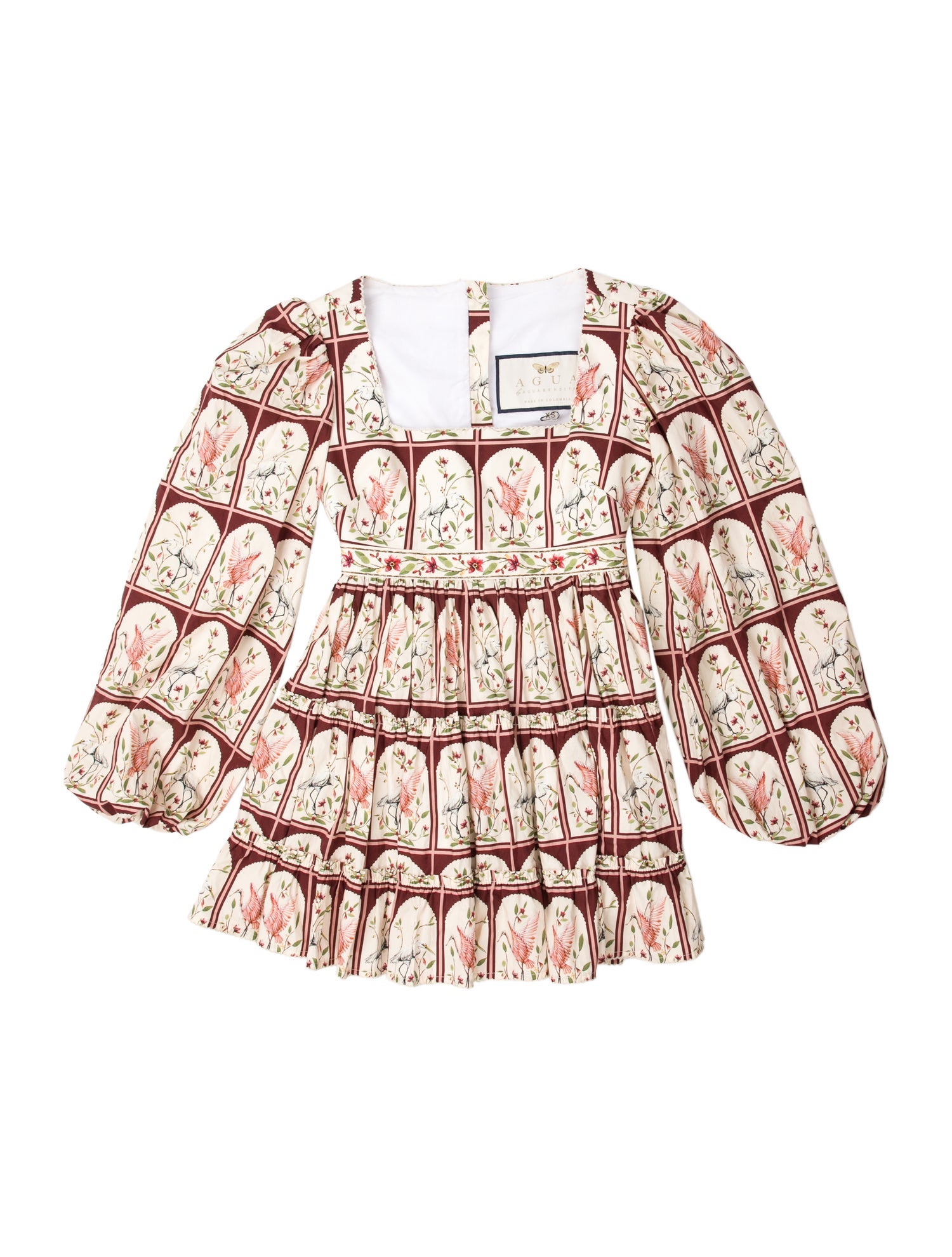 Agua by Agua Bendita Paisley Print Mini Dress