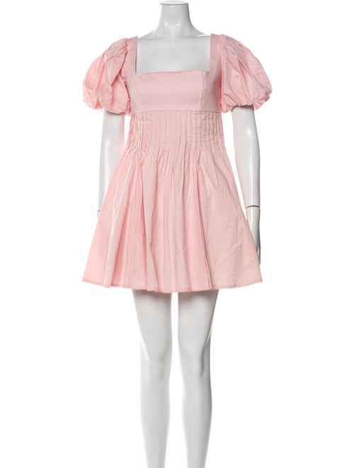 Agua by Agua Bendita Square Neckline Mini Dress