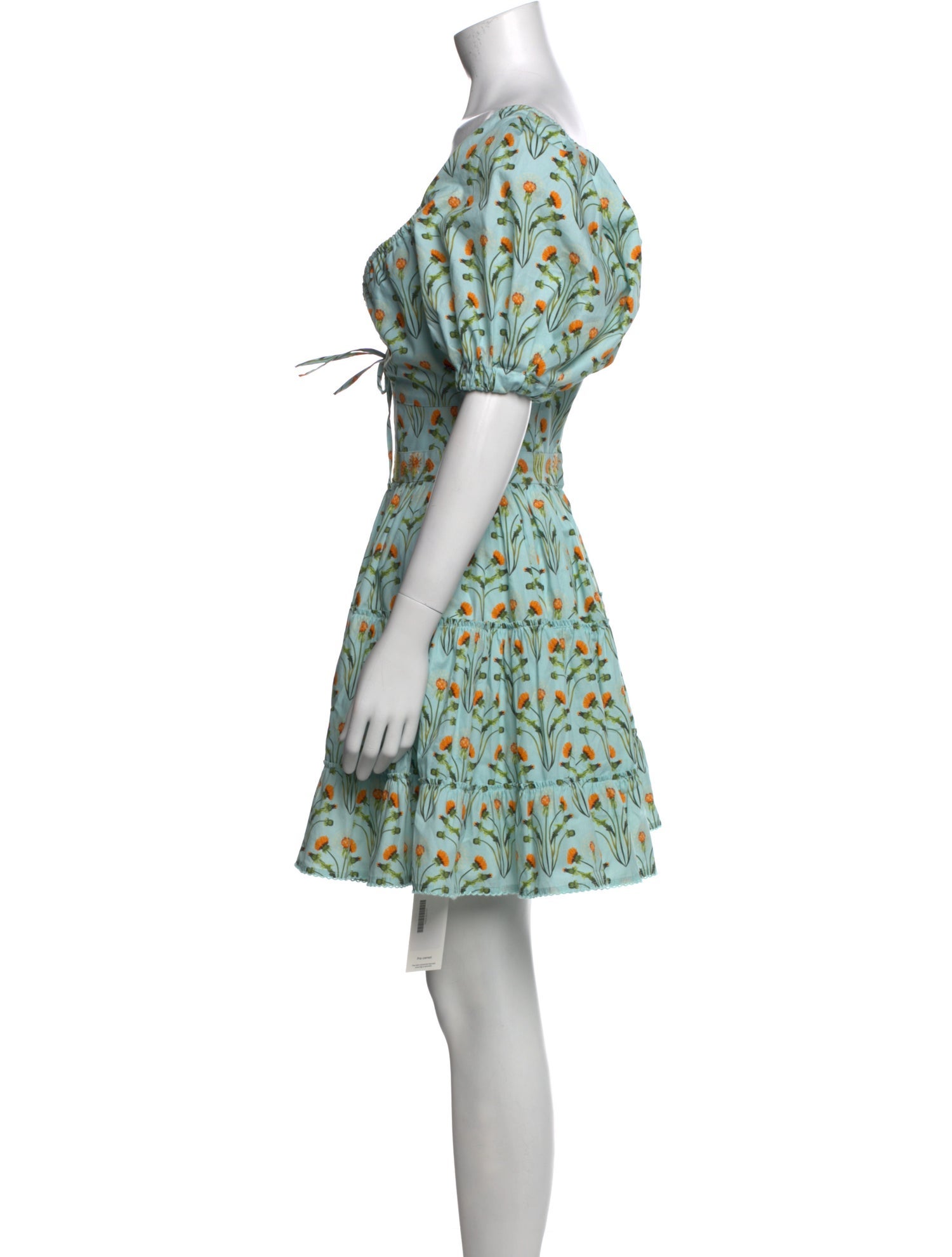 Agua by Agua Bendita Floral Print Mini Dress