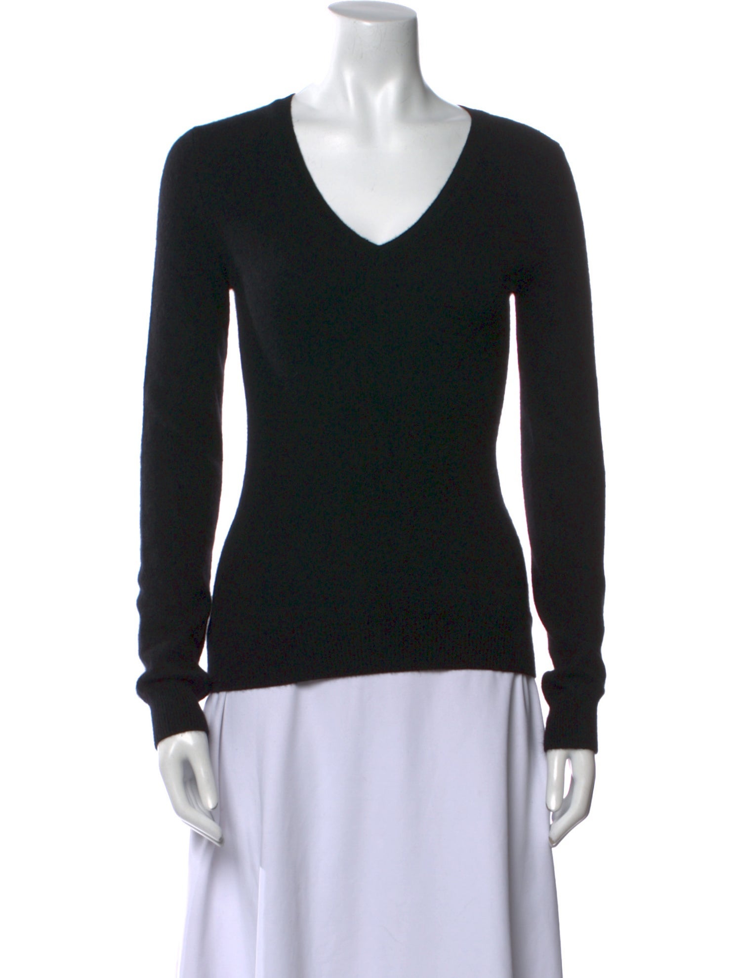 Agua by Agua Bendita Cashmere V-Neck Sweater