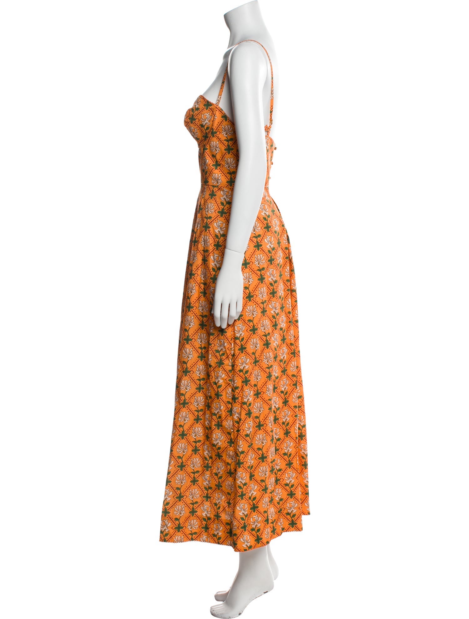 Agua by Agua Bendita Floral Print Long Dress w/ Tags