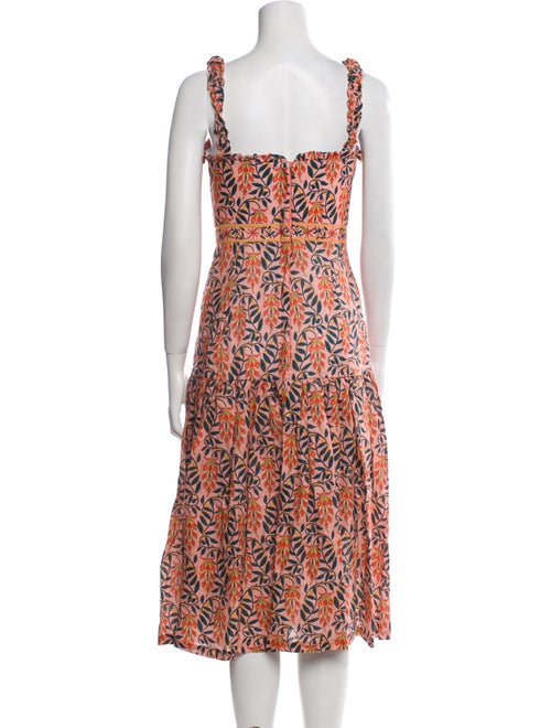 Agua by Agua Bendita Linen Knee-Length Dress