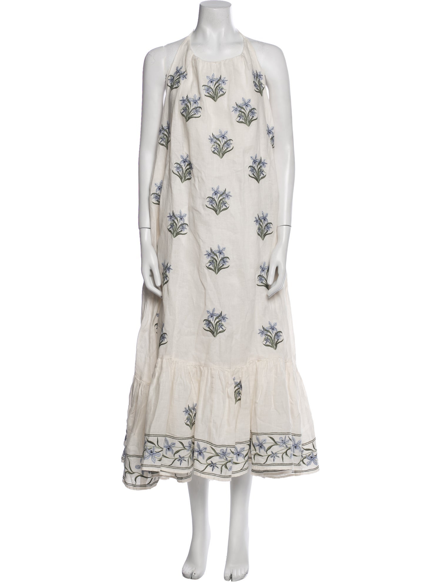 Agua by Agua Bendita Linen Long Dress