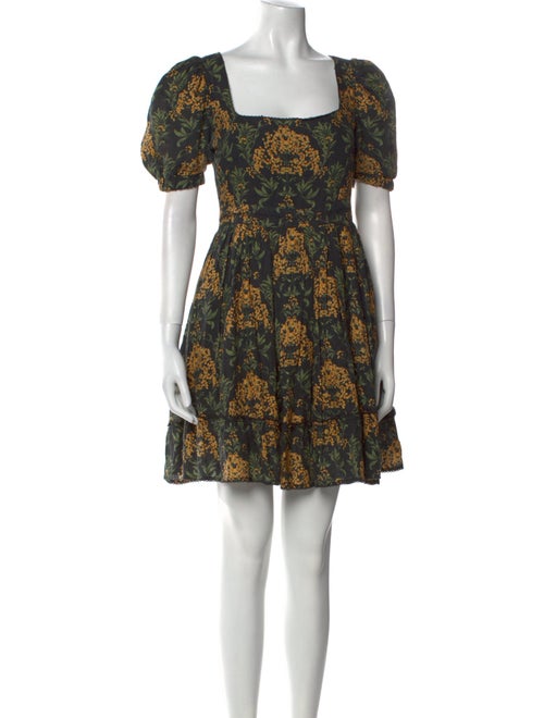 Agua Bendita Linen Mini Dress