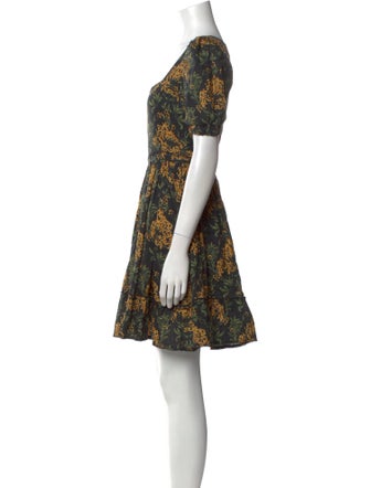 Agua Bendita Linen Mini Dress