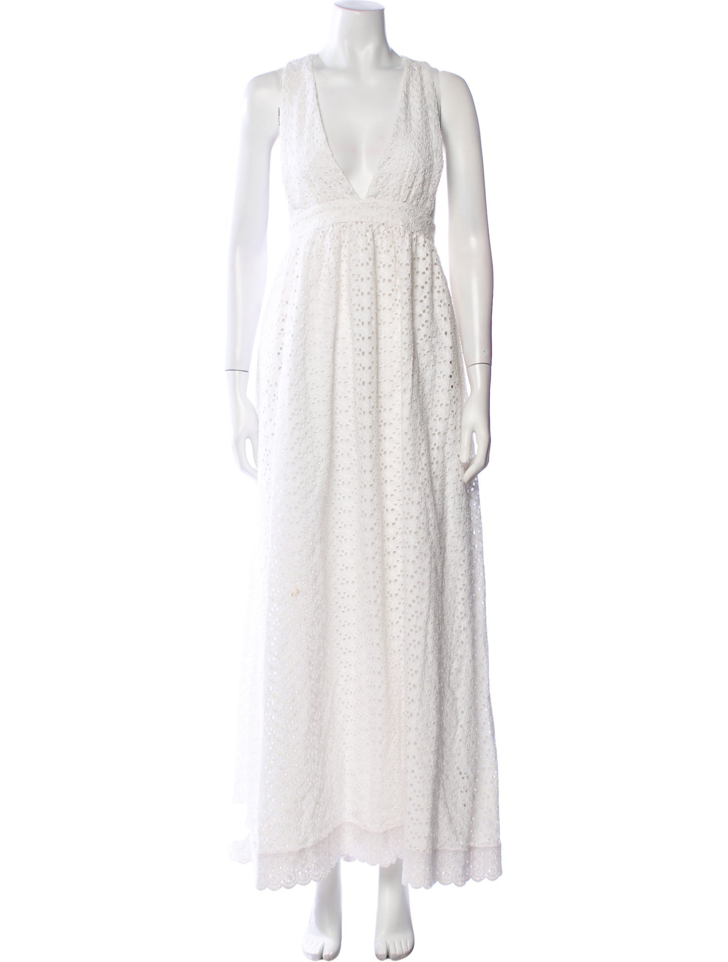 Agua by Agua Bendita V-Neck Long Dress