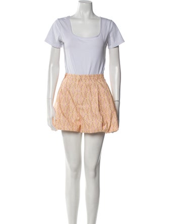 Agua by Agua Bendita Printed Ruffle Embellishment Short Set