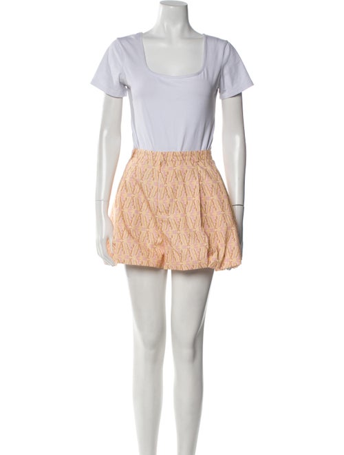 Agua by Agua Bendita Printed Ruffle Embellishment Short Set