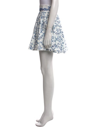 Agua by Agua Bendita Floral Print Mini Skirt