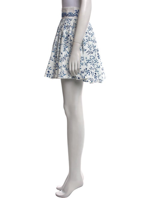 Agua by Agua Bendita Floral Print Mini Skirt