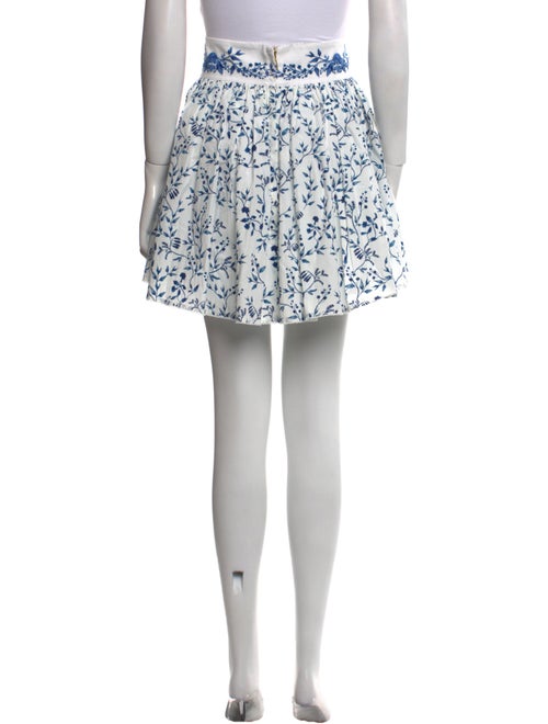 Agua by Agua Bendita Floral Print Mini Skirt