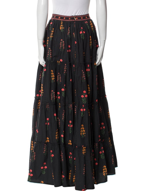 Agua by Agua Bendita Printed Long Skirt