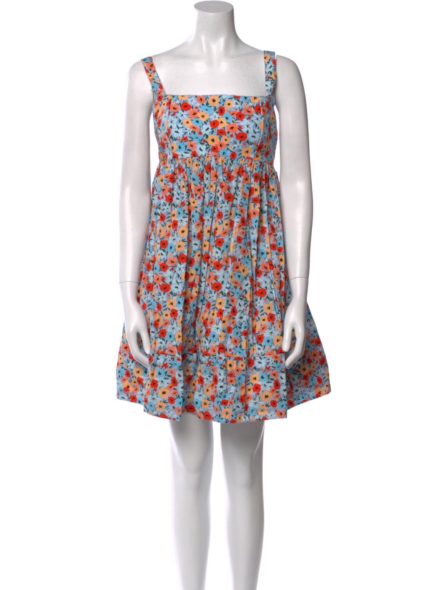 Agua by Agua Bendita Floral Print Mini Dress w/ Tags