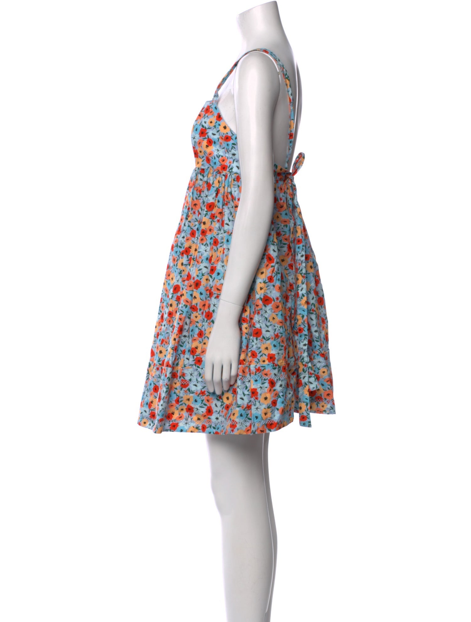 Agua by Agua Bendita Floral Print Mini Dress w/ Tags