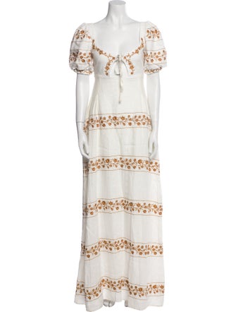 Agua by Agua Bendita Linen Long Dress