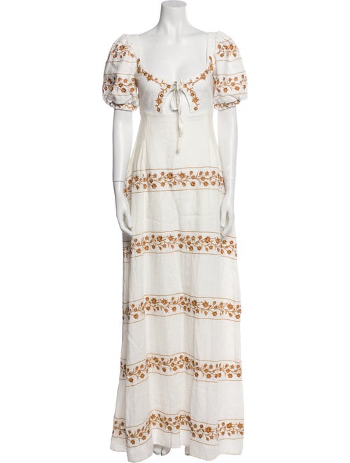 Agua by Agua Bendita Linen Long Dress