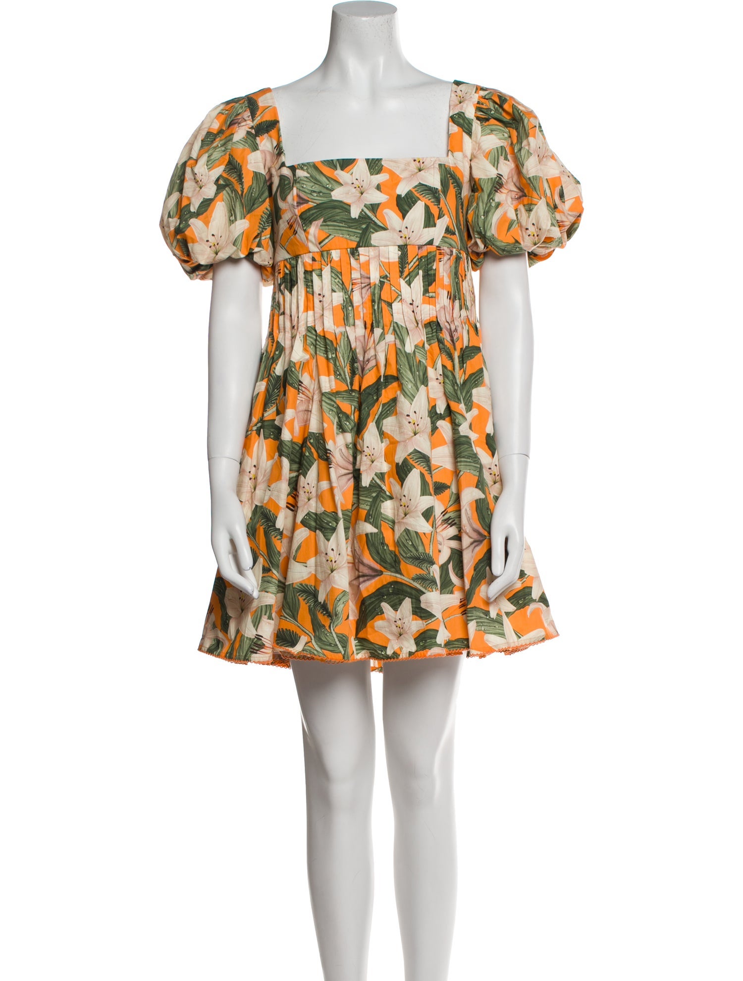 Agua by Agua Bendita Floral Print Mini Dress