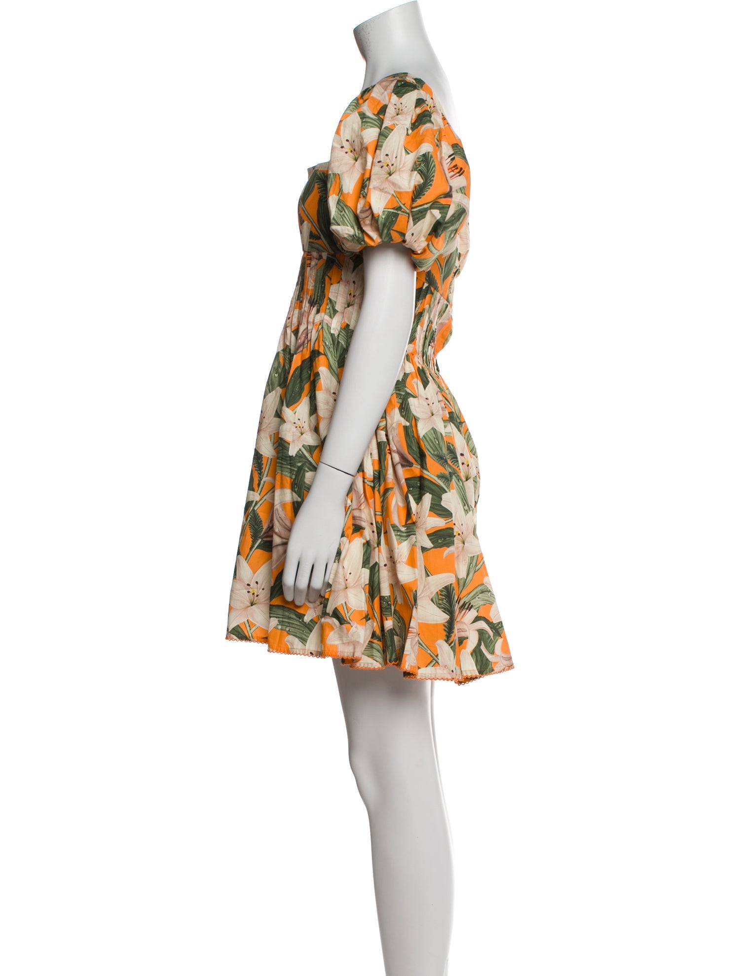 Agua by Agua Bendita Floral Print Mini Dress