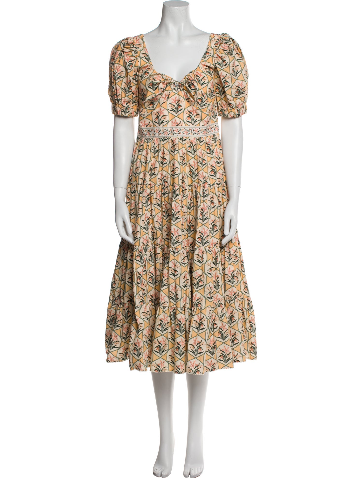 Agua by Agua Bendita Printed Long Dress