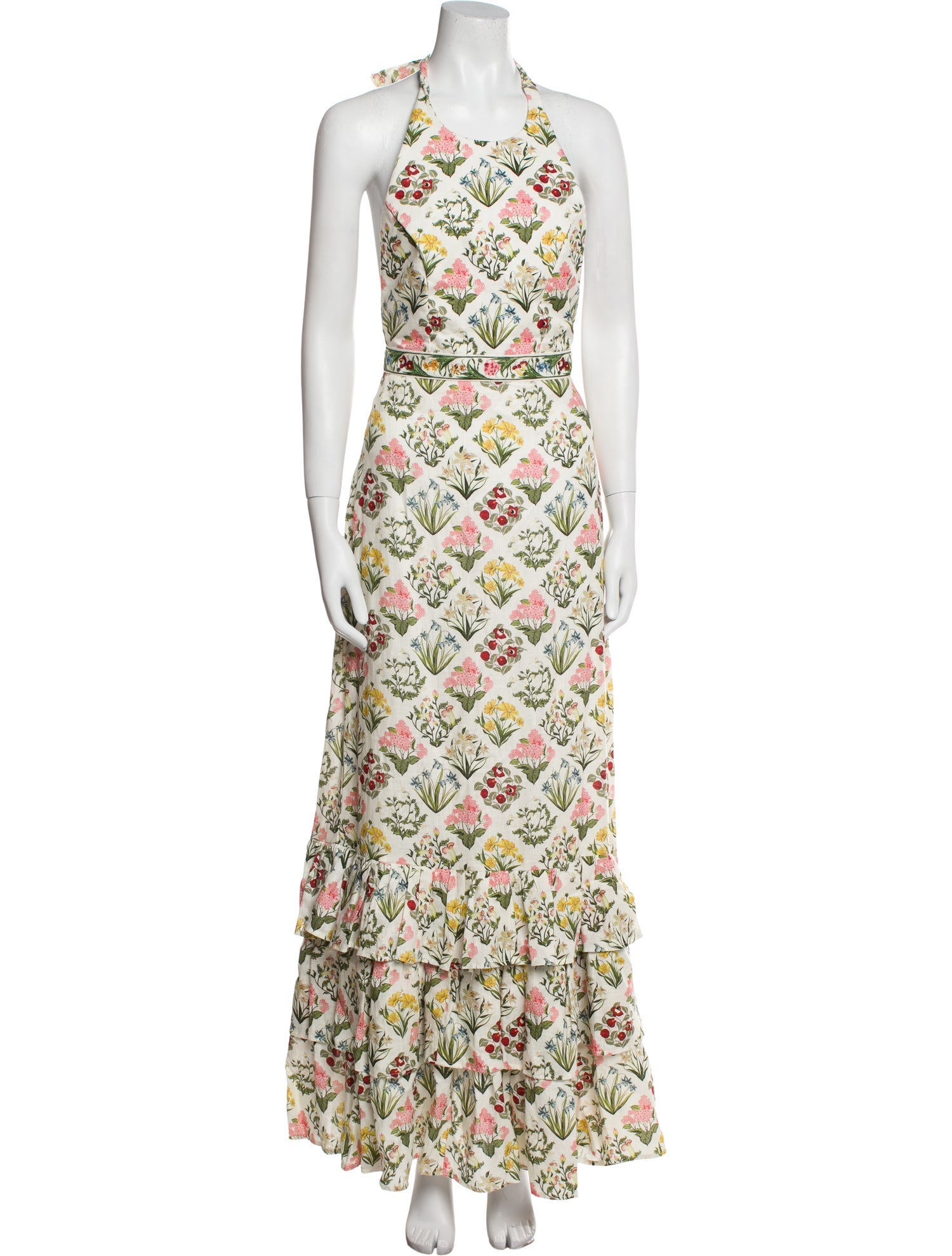 Agua by Agua Bendita Linen Long Dress w/ Tags