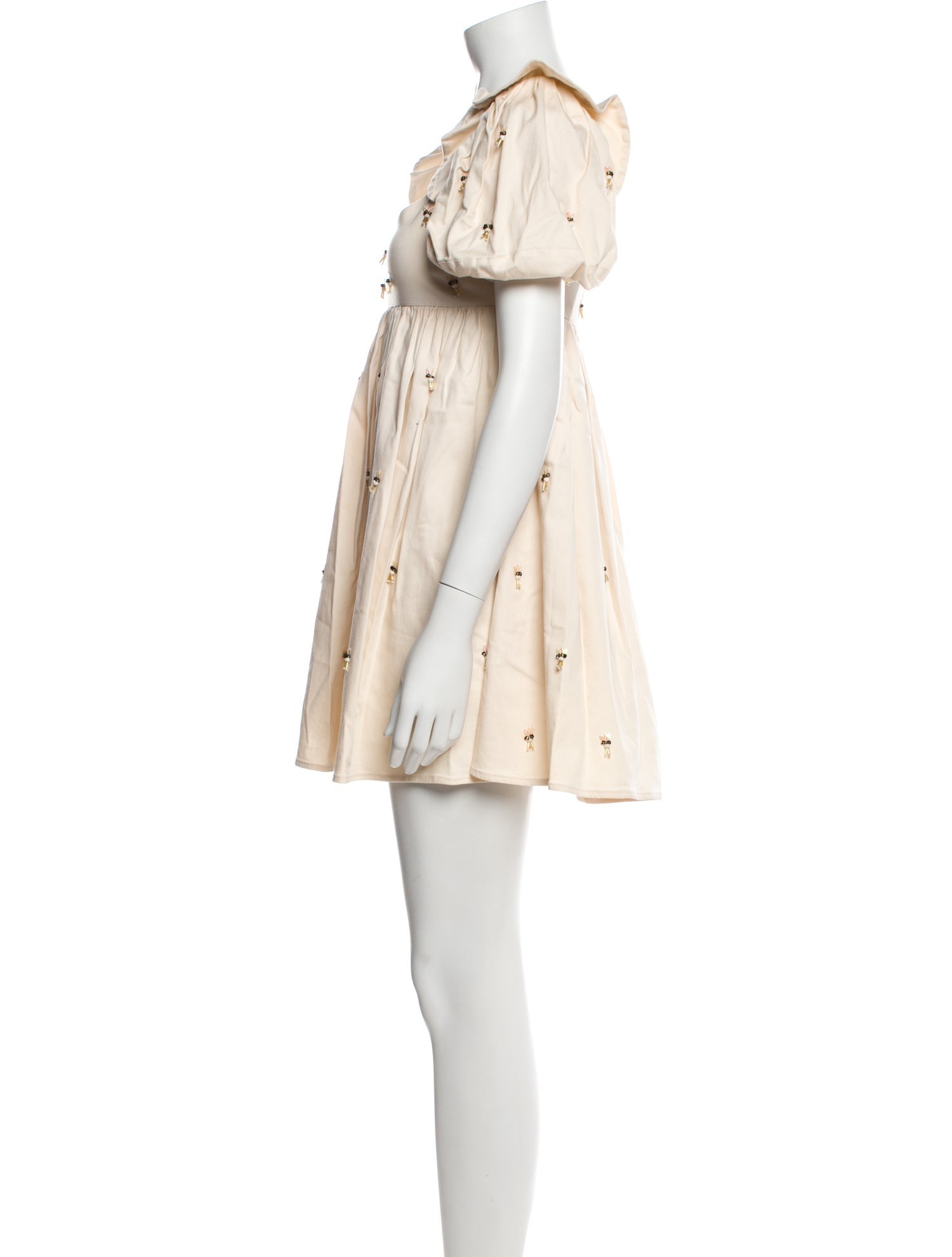 Agua by Agua Bendita Square Neckline Mini Dress