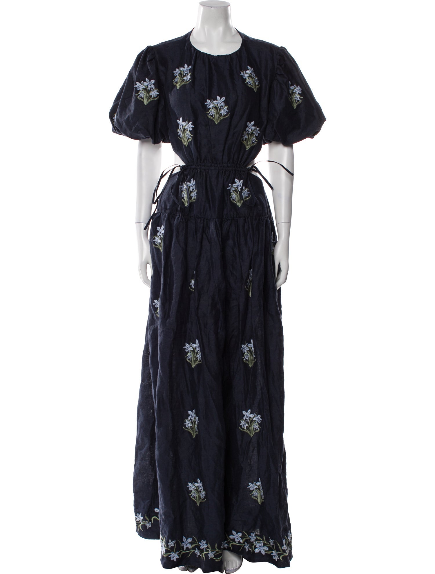 Agua by Agua Bendita Linen Long Dress w/ Tags