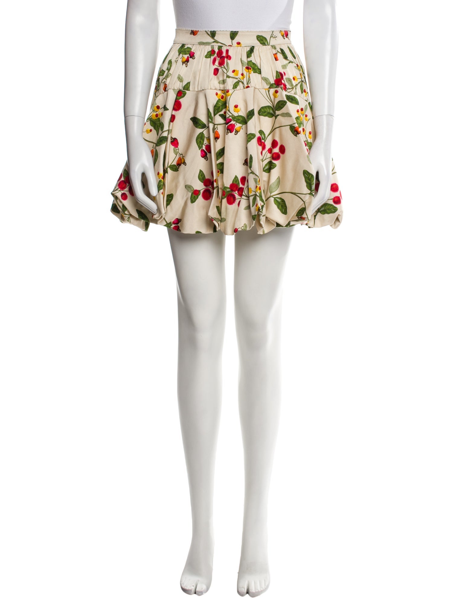 Agua by Agua Bendita Floral Print Mini Skirt