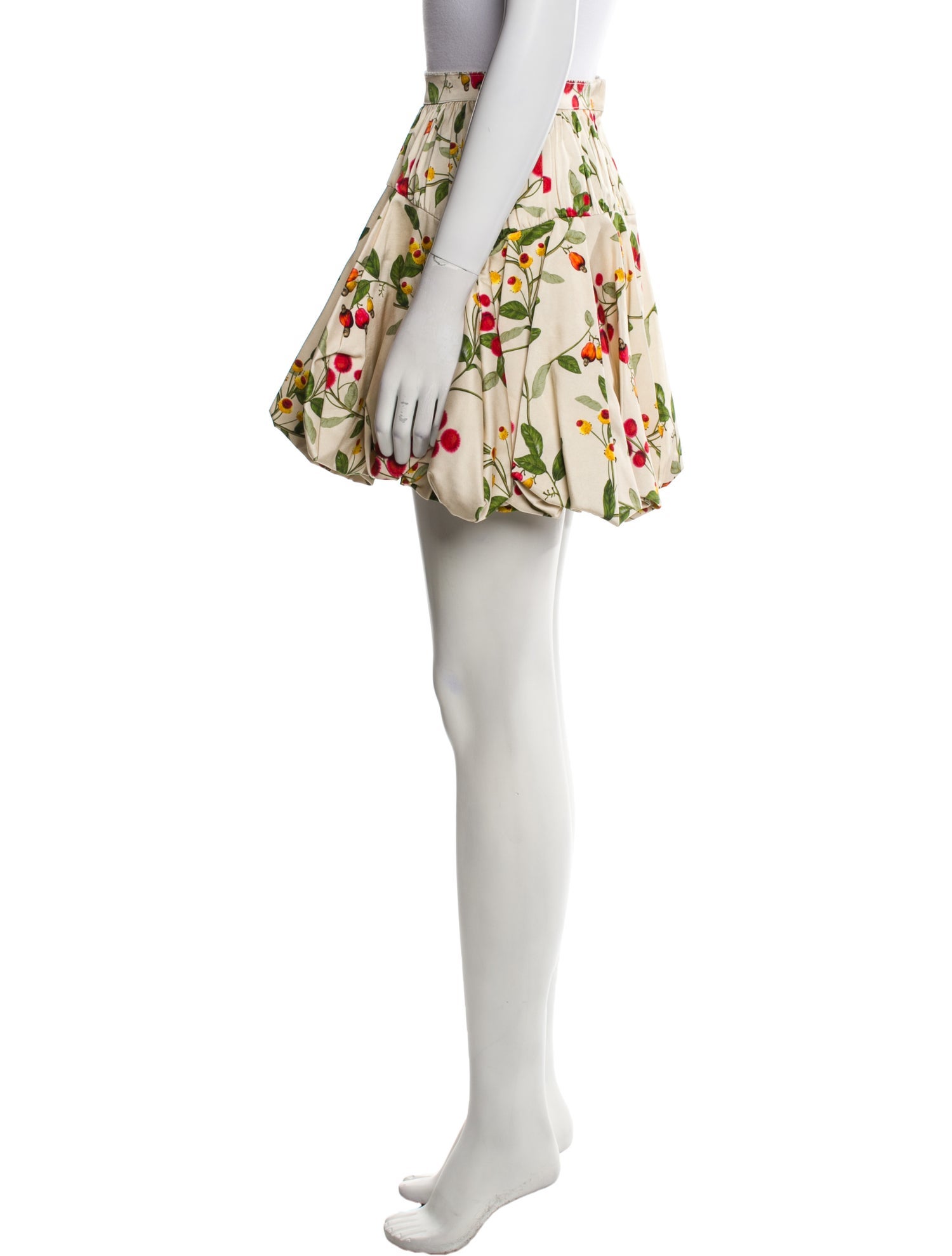 Agua by Agua Bendita Floral Print Mini Skirt