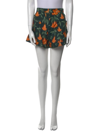 Agua by Agua Bendita Printed Mini Shorts