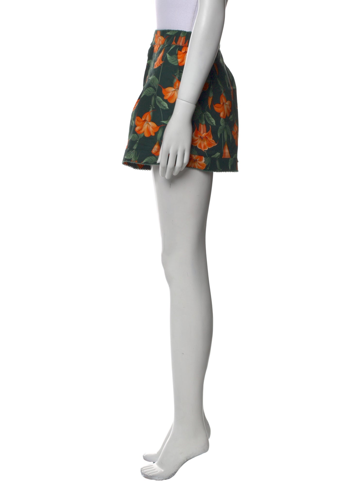 Agua by Agua Bendita Printed Mini Shorts