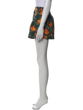 Agua by Agua Bendita Printed Mini Shorts