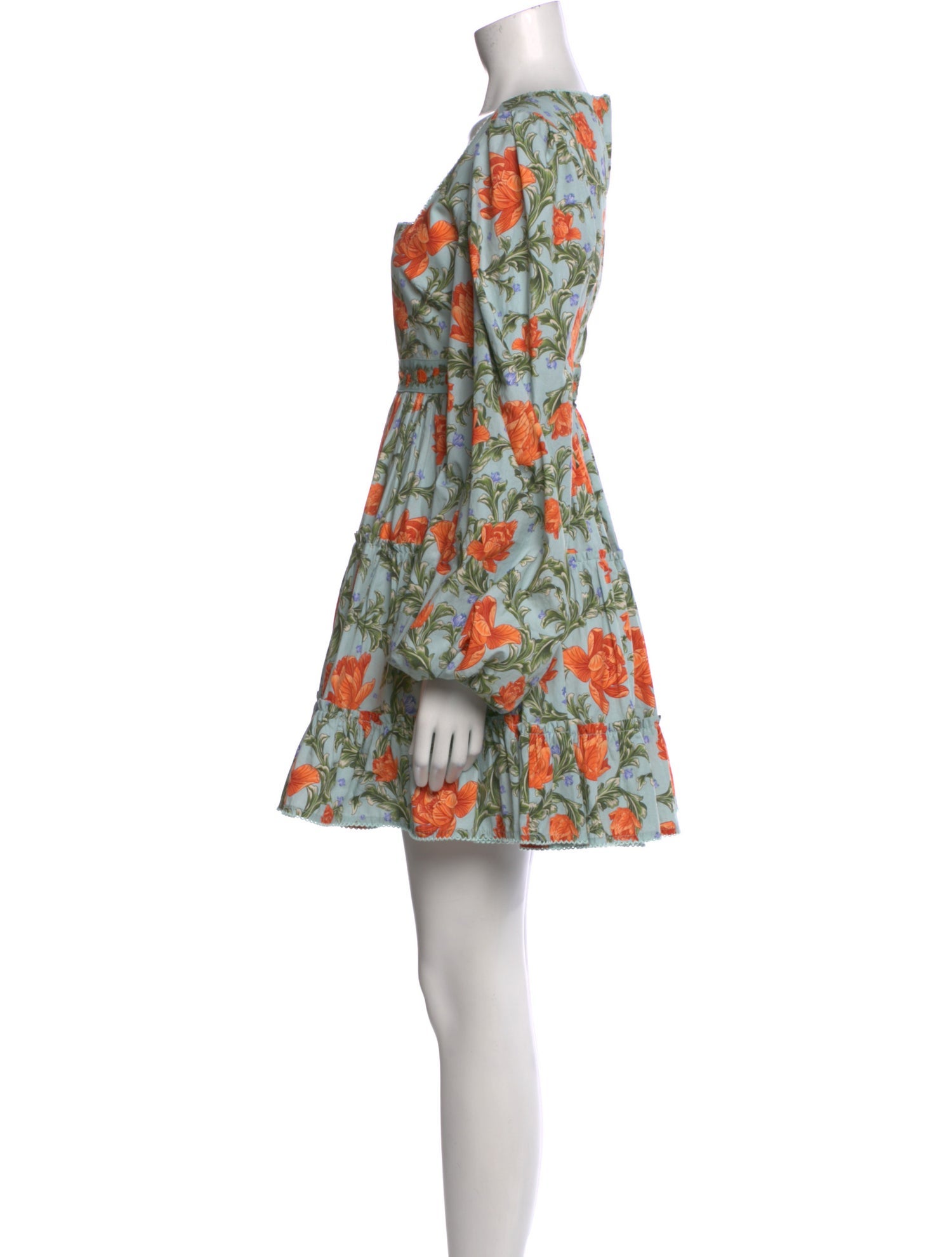 Agua by Agua Bendita Floral Print Mini Dress