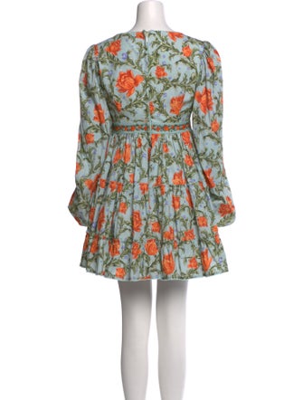 Agua by Agua Bendita Floral Print Mini Dress