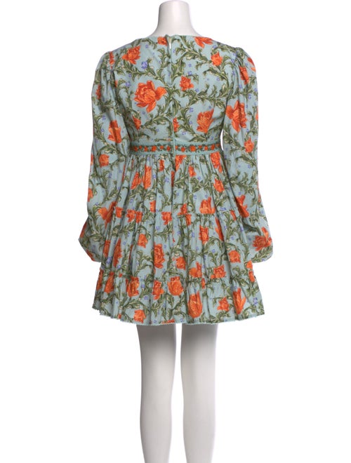 Agua by Agua Bendita Floral Print Mini Dress