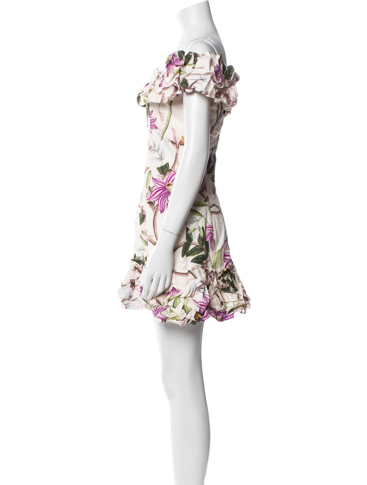 Agua by Agua Bendita Floral Print Mini Dress