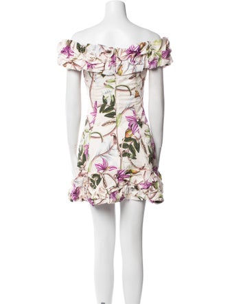 Agua by Agua Bendita Floral Print Mini Dress