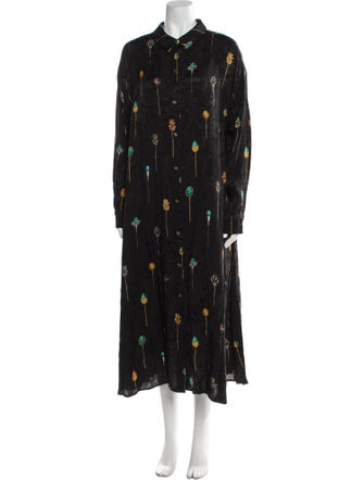 Agua by Agua Bendita Floral Print Long Dress